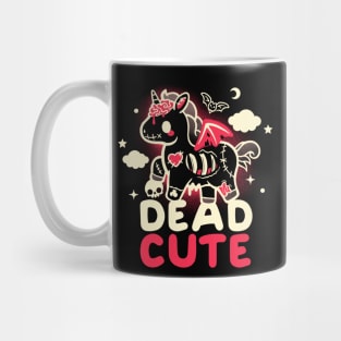 dead cute unicorn Mug